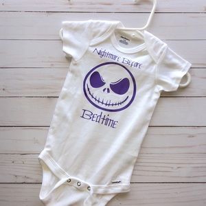 Nightmare before bedtime onsie.